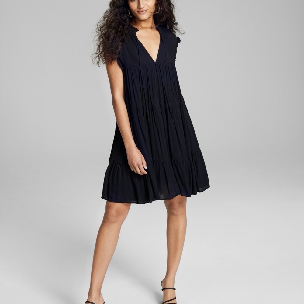 Chic Black Mini Dress • Little Black Dress • Elegant Cocktail Style